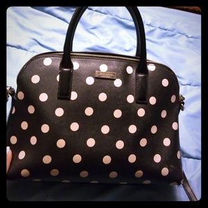 Kate spade polka dot satchel